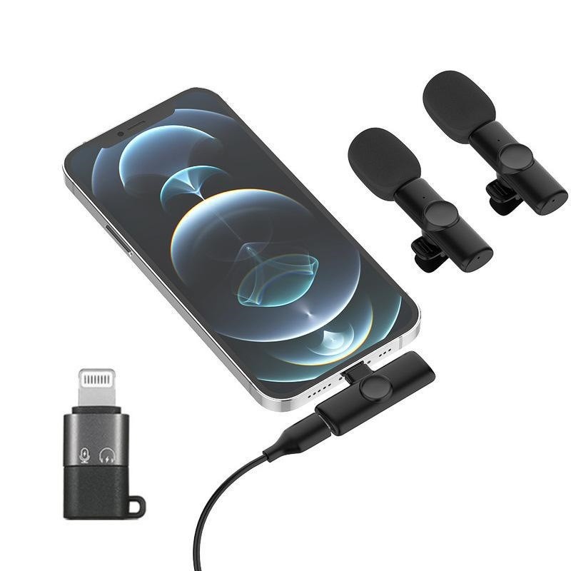 Wireless Clip-On Microphone for Outdoor Video Recording