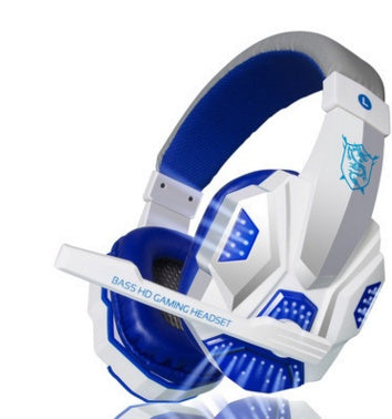 PU MIND PC780 Gaming Headset with Mic Black and Blue Light for PC