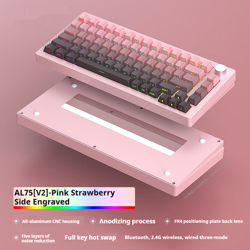 Heiji Snake Aluminum Mechanical Keyboard with Wired and Bluetooth Modes