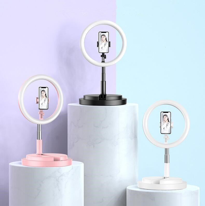 10 Inch Dimmable LED Selfie Ring Light with Tripod for YouTube Vlog