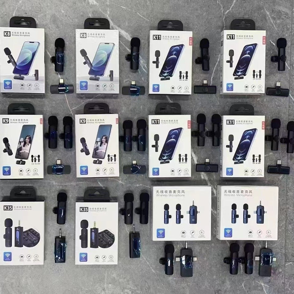Wireless Clip-On Microphone for Outdoor Video Recording