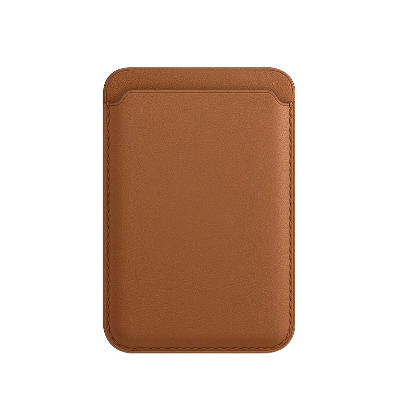 MagSafe Magnetic Leather Card Holder Wallet Case for iPhone 12–14 Pro Max