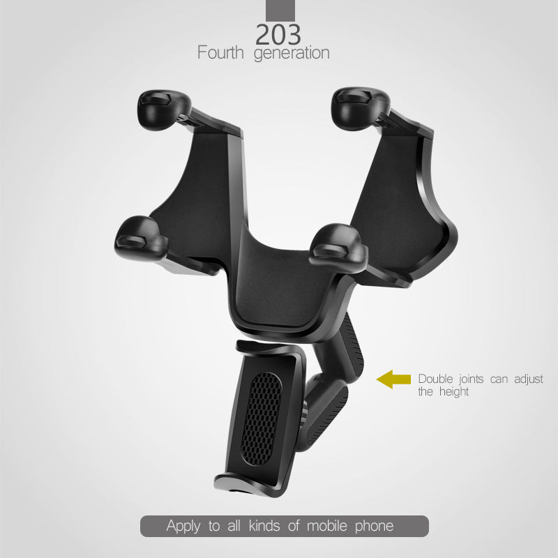 Universal Rearview Mirror Car Phone Holder Mount