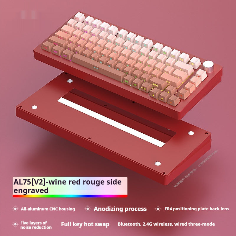 Heiji Snake Aluminum Mechanical Keyboard with Wired and Bluetooth Modes