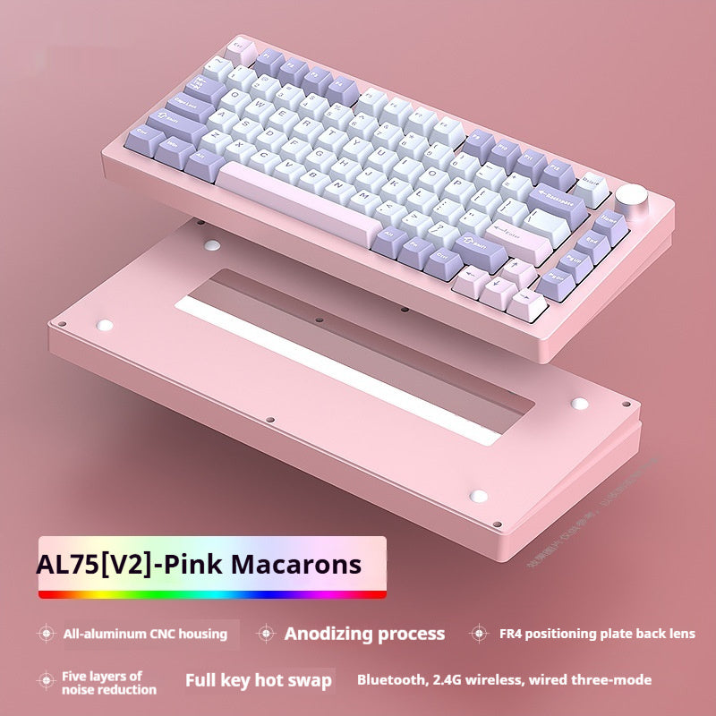Heiji Snake Aluminum Mechanical Keyboard with Wired and Bluetooth Modes