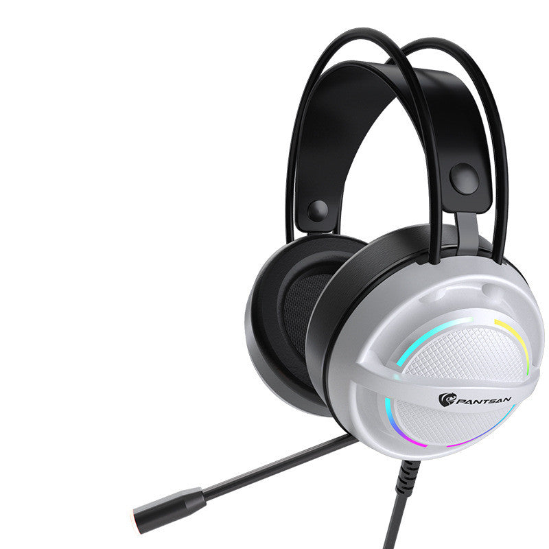Wired Head-Mounted Gaming Headset with Microphone