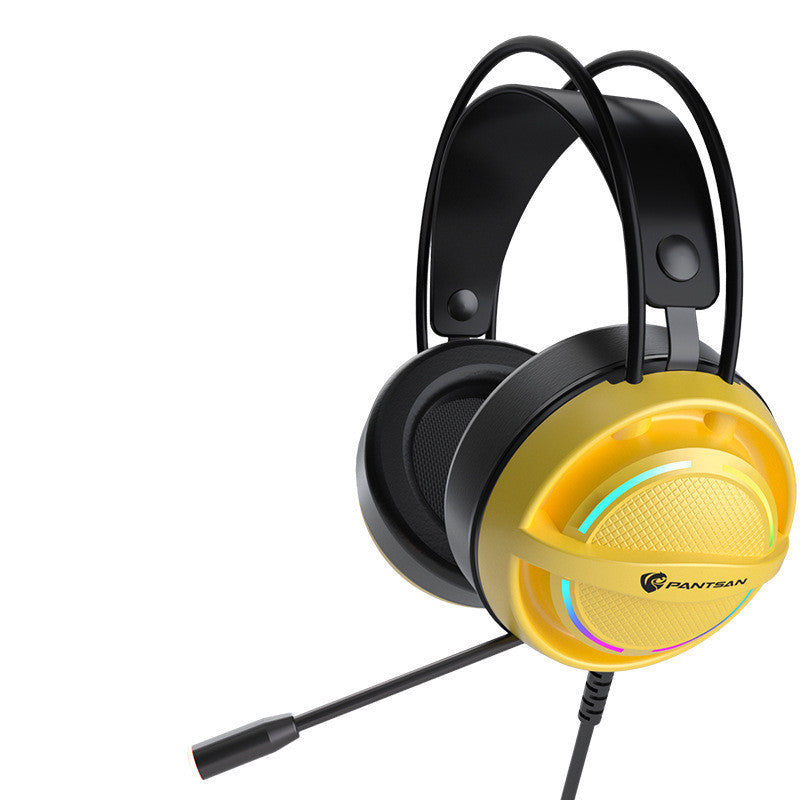 Wired Head-Mounted Gaming Headset with Microphone