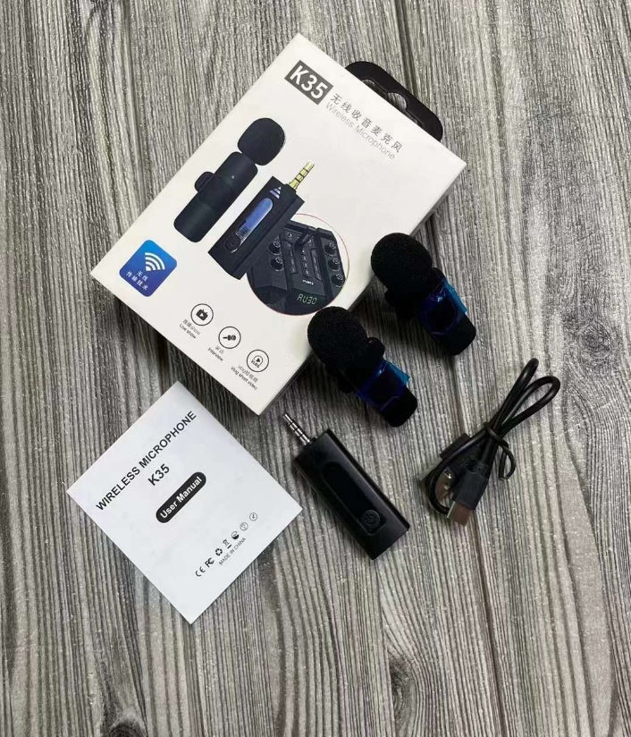 Wireless Clip-On Microphone for Outdoor Video Recording