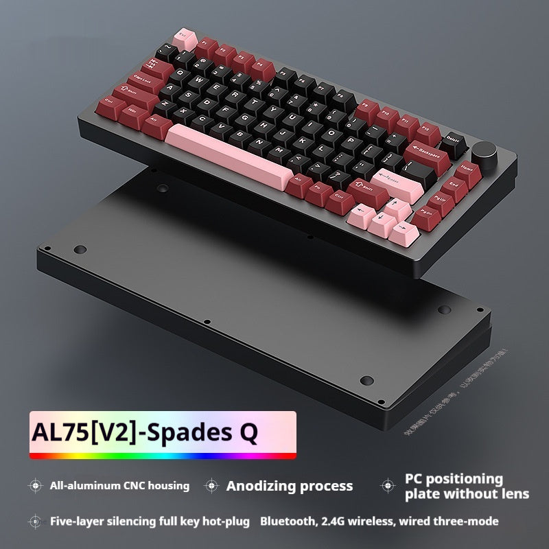 Heiji Snake Aluminum Mechanical Keyboard with Wired and Bluetooth Modes