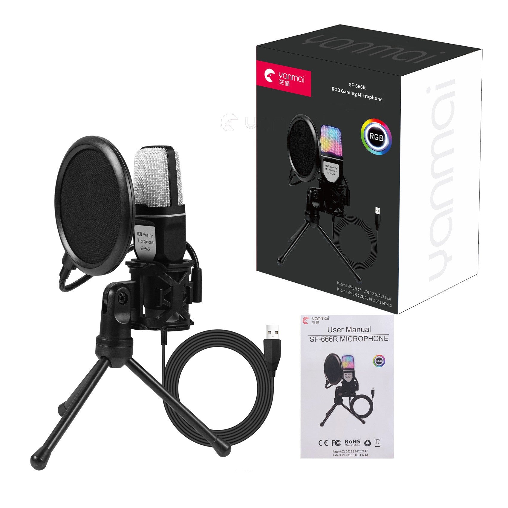 Desktop Microphone for Live and Conference Use