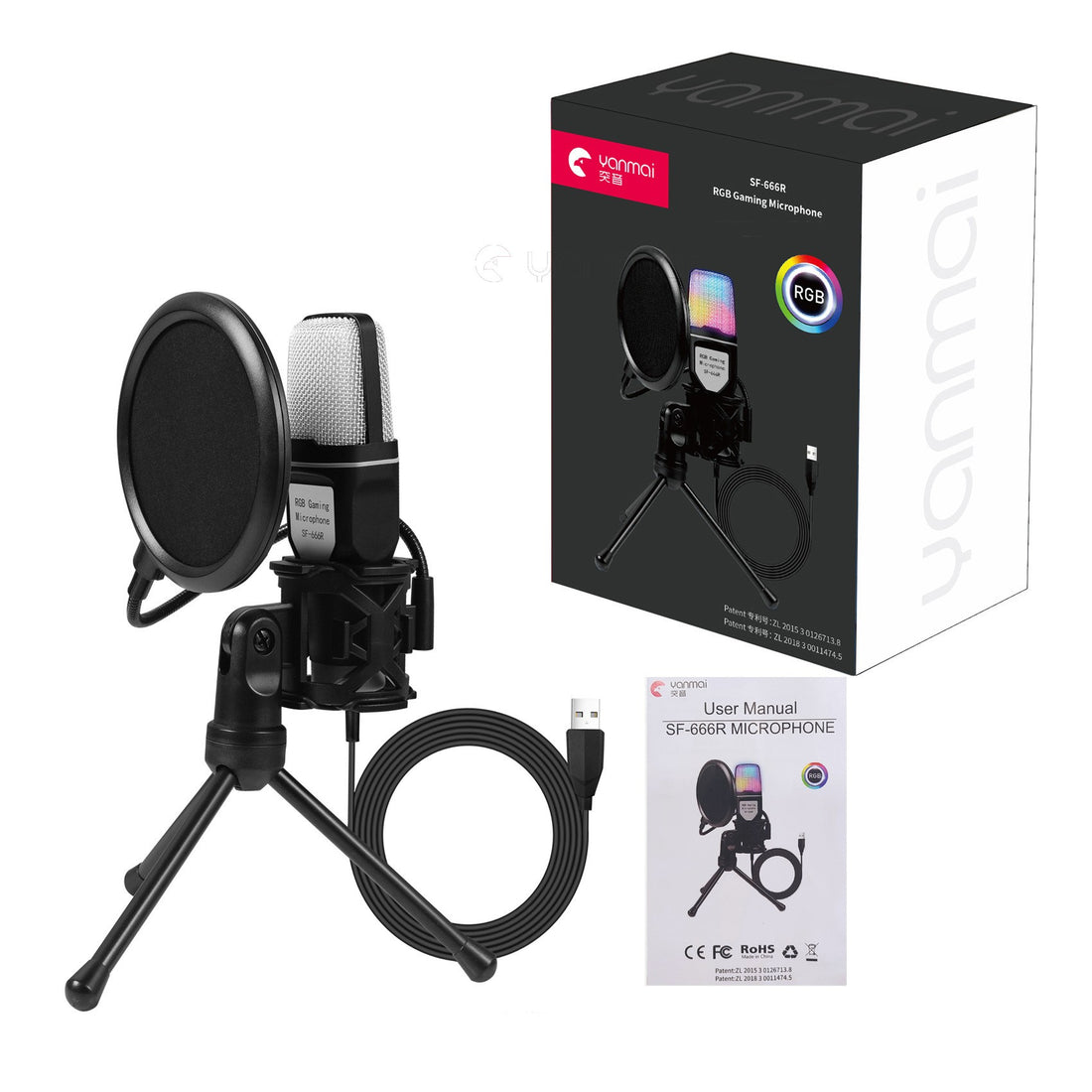 Desktop Microphone for Live and Conference Use