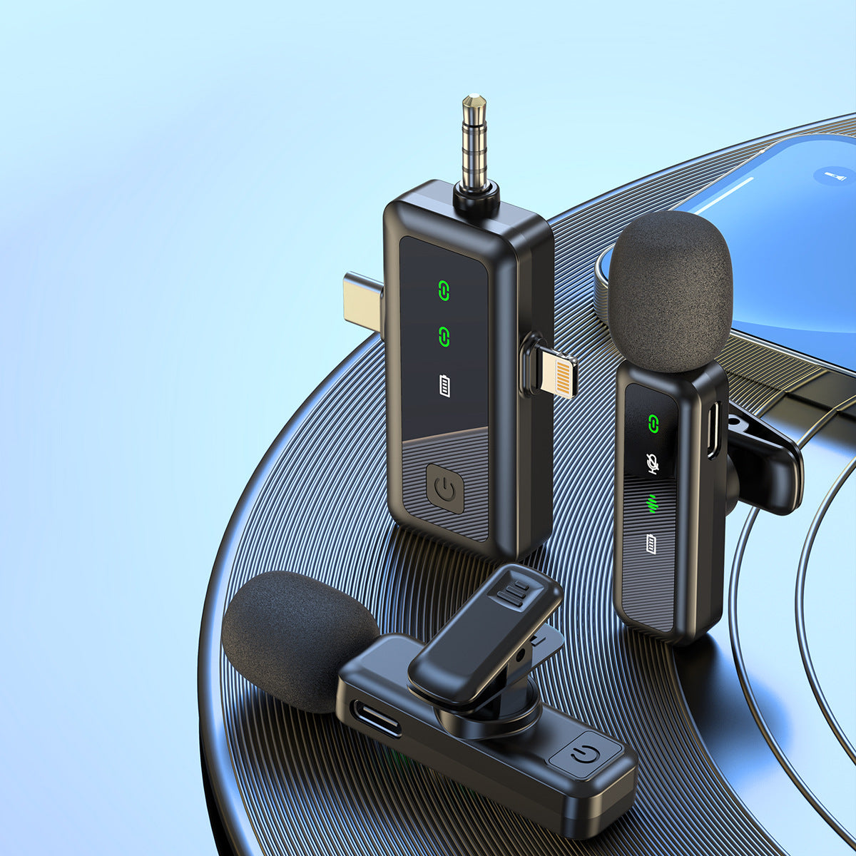 Wireless H65 Clip-On Microphone for Phone and Computer