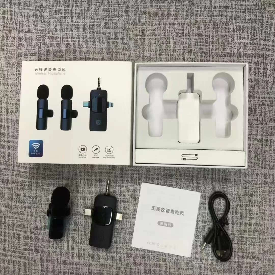 Wireless Clip-On Microphone for Outdoor Video Recording