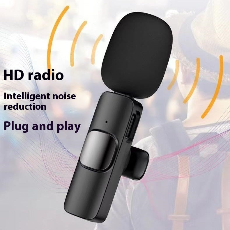 Wireless Clip-On Microphone for Outdoor Video Recording