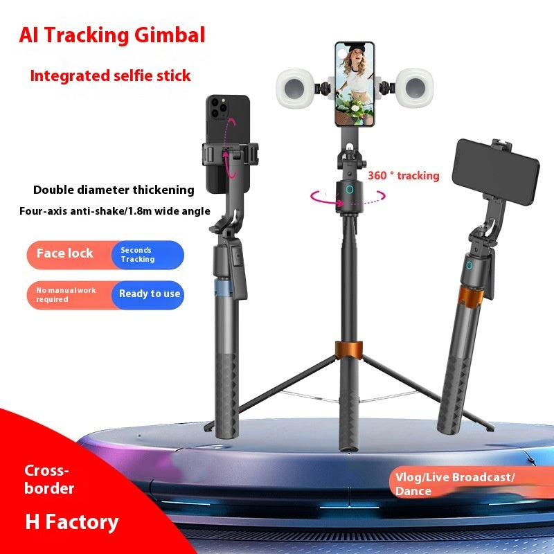 AI Mobile Phone Smart Tracking PTZ Bluetooth Selfie Stick
